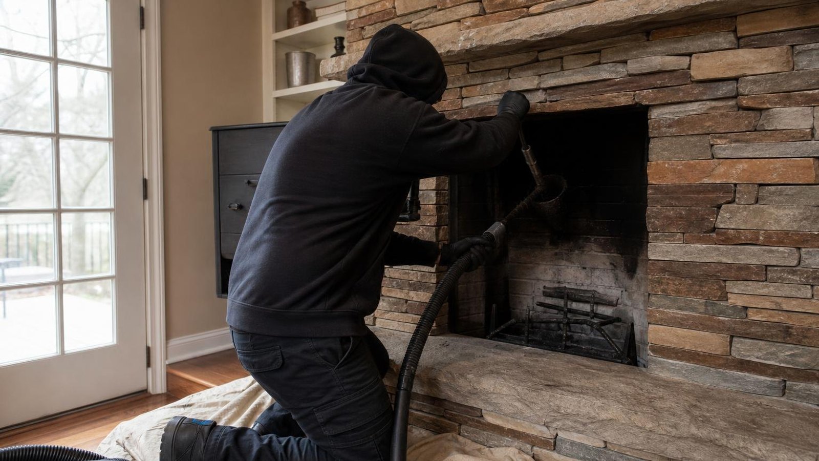 Practical chimney sweep & inspection in Edina